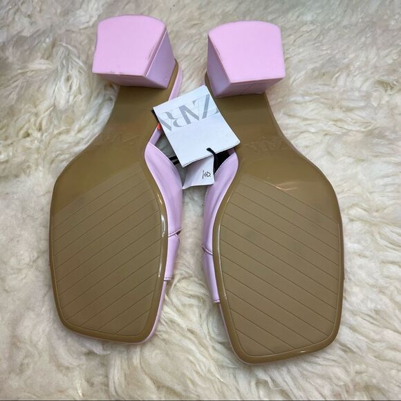 Zara Block Heel Sandals - Picture 6 of 7